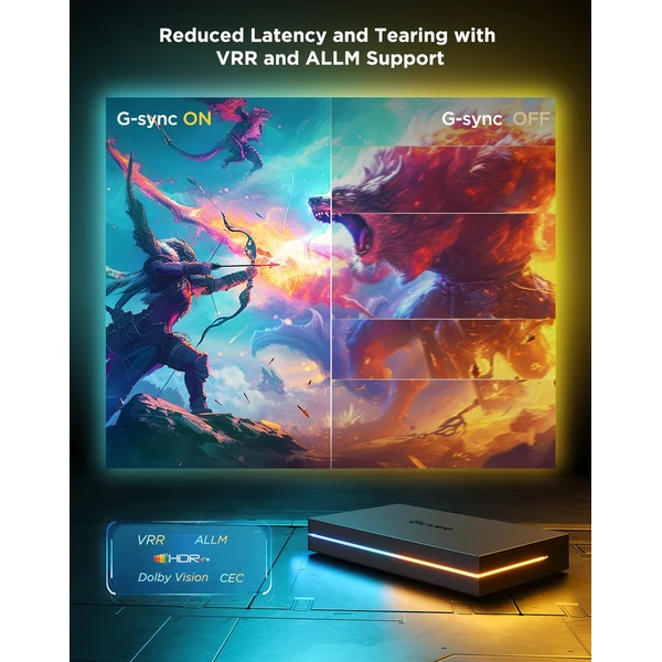 Govee AI Sync Box Kit 2 Smart sada PC osvětlení 27-34" + LED panely - Chytrá osvětlení - Obrázek SU3L000K01