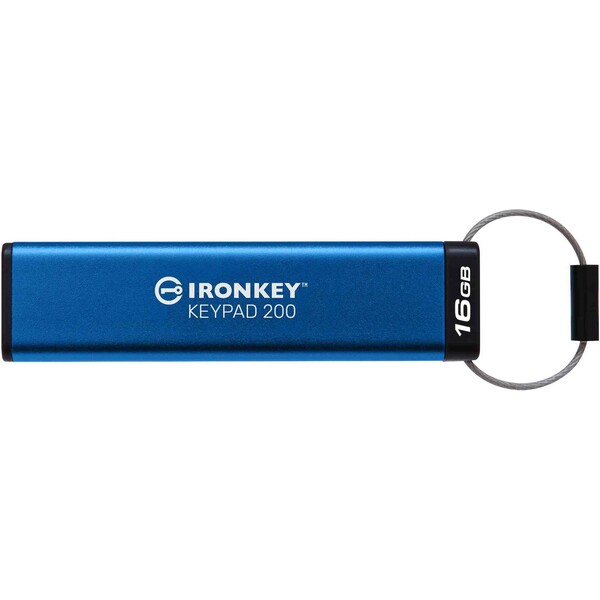 Kingston IronKey Keypad 200 16GB IKKP200/16GB Modrá