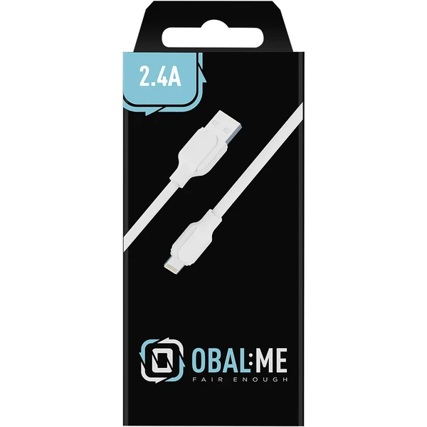 Obal:Me Simple USB-A/Lightning napájecí kabel 1m bílý - Kabely a redukce - Obrázek SUK6000701
