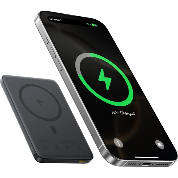 Baseus AM41 bezdrátová powerbanka 10000mAh černá - Powerbanky - Obrázek SUTL000K01