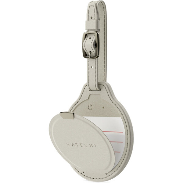 Satechi FindAll Luggage Tag lokátor na cestovní kufr s Apple FindMy béžový