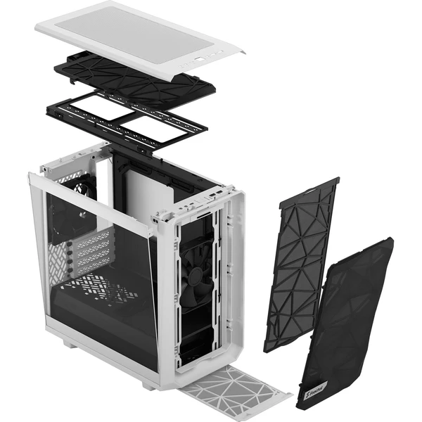 Fractal Design Meshify 2 Mini White TG Clear Tint - Počítačové skříně - Obrázek SW6A000601