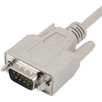 PremiumCord COM (DE-9)/COM (DE-9) propojovací kabel 2m šedý - Kabely a redukce