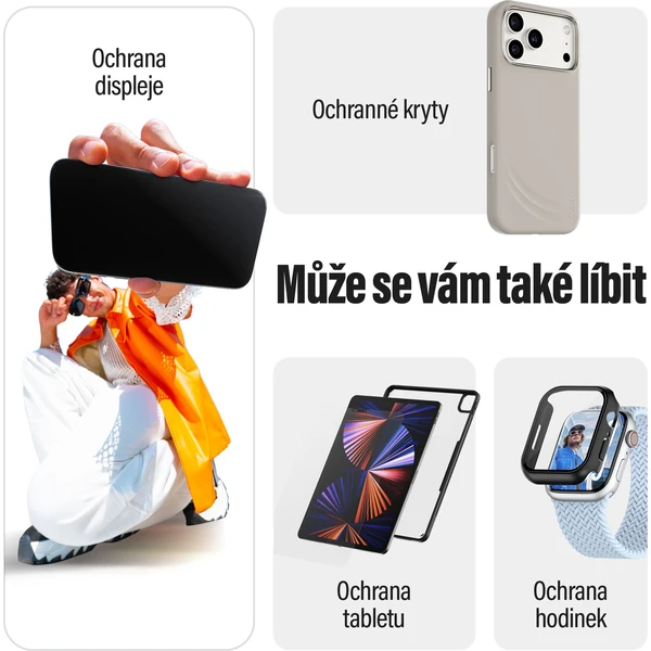 PanzerGlass® Hoops skla Apple iPhone 17/16/16 Plus čiré - Ochranné folie a skla - Obrázek SXEH000K01