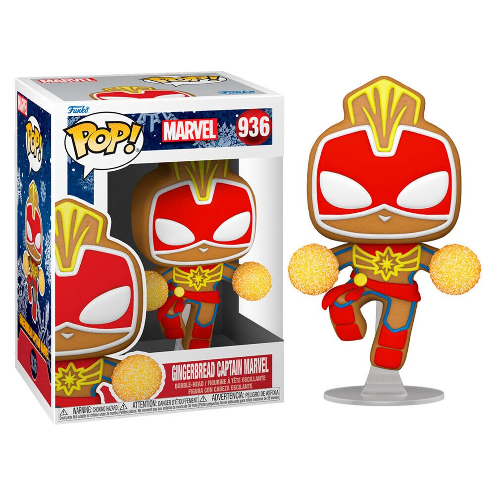 Funko POP! #936 Marvel Gingerbread - Captain Marvel