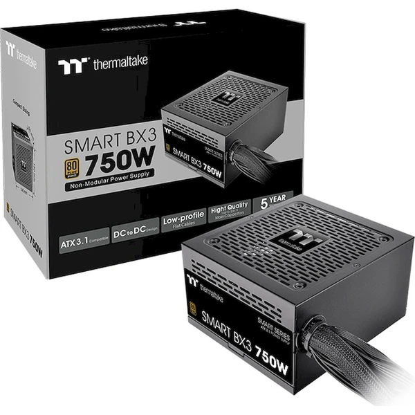 Thermaltake Smart BX3 750W černá - Zdroje - Obrázek SYFL000K01