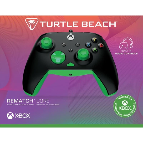 Turtle Beach herní ovladač Rematch Core (XBOX/PC) černozelený - Herní ovladače - Obrázek SYMH000K01