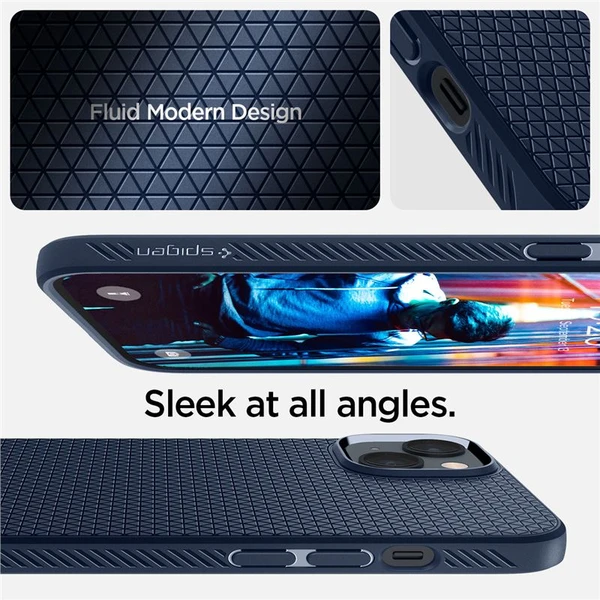 Spigen Liquid Air kryt iPhone 14 modrý - Pouzdra - Obrázek SYZG300401