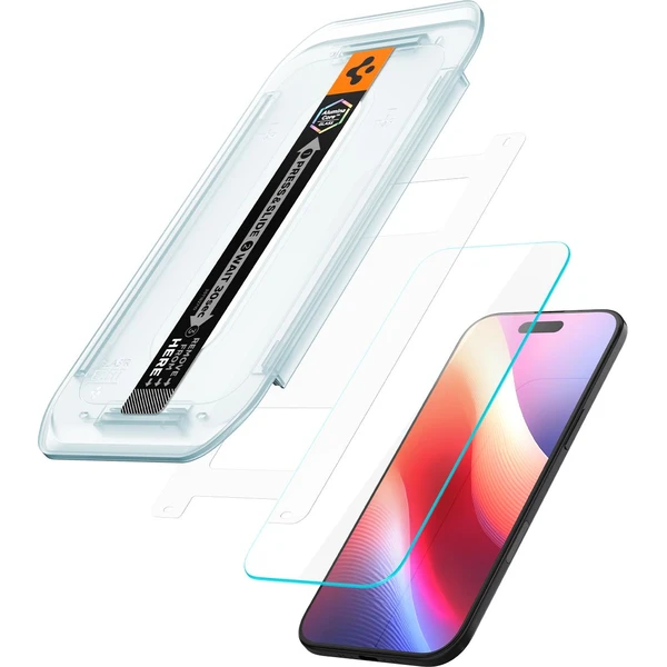 Spigen Glass tR EZ Fit Pro HD sklo iPhone Air - Ochranné folie a skla - Obrázek SZGH000K01