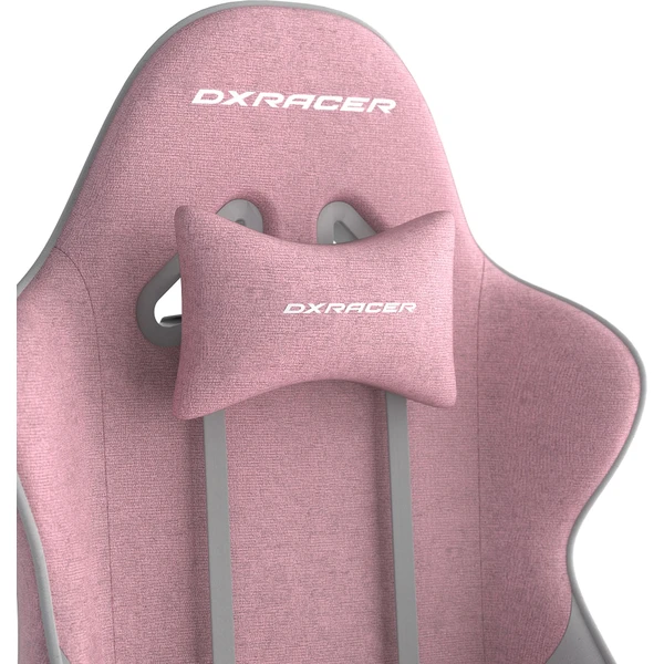 DXRacer GLADIATOR látková herní židle růžovo-bílá - Židle - Obrázek T04D000O01