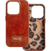 Native Union x Balzac Embossed Cognac MagSafe kryt iPhone 16 Pro Max - Pouzdra