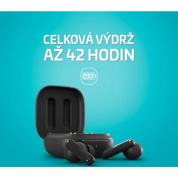 LAMAX Clips1 Plus bezdrátová sluchátka TWS černá - Sluchátka - Obrázek T0E0000N01