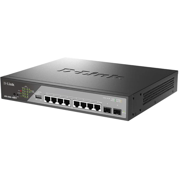 D-link 10-Port Gigabit Ethernet PoE++ Surveillance switche - Switche - Obrázek T0LL000K01