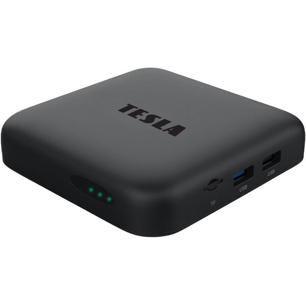 TESLA MediaBox XA400 Android TV UHD multimediální přehrávač Černá