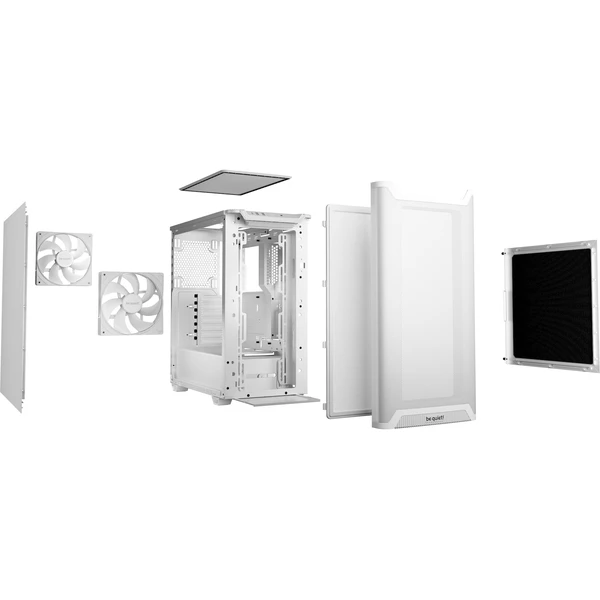 Be quiet! Pure Base 501 Airflow bílá - Počítačové skříně - Obrázek T0UB000L01