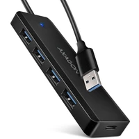 AXAGON HUE-C1A 4v1 USB-A hub - USB huby