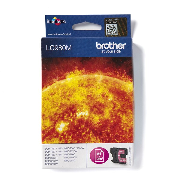 Brother LC980M purpurová