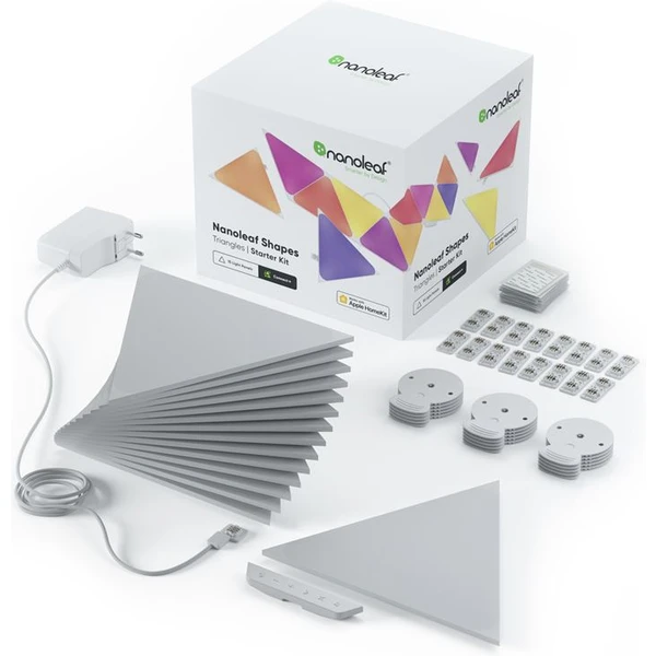 Nanoleaf Shapes Triangles Starter Kit (15 ks) chytré modulární osvětlení - Chytrá osvětlení - Obrázek T153000501