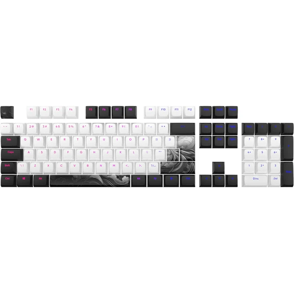 Dark Project - Ink keycaps - Náhradní klávesy - Obrázek T179000K01