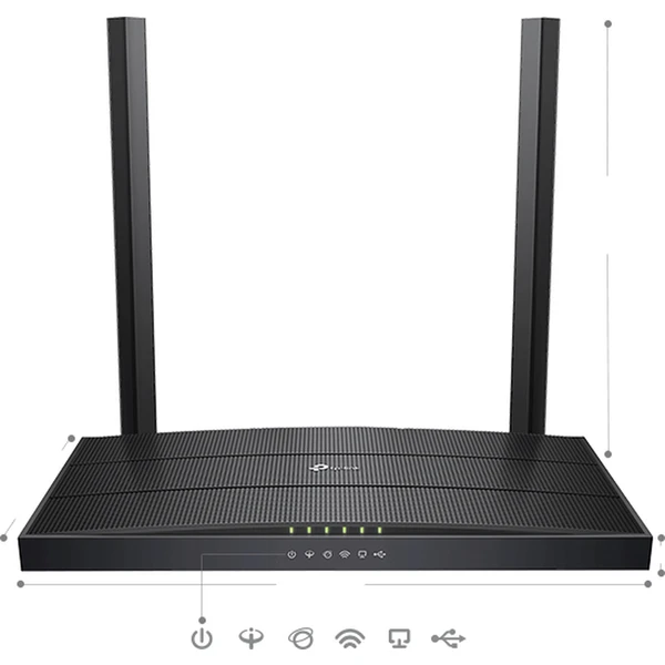 TP-Link Archer VR400 VDSL/ADSL modem - Modemy - Obrázek T17U000501