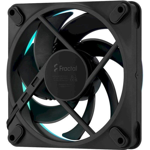 Fractal Design Momentum 12 RGB 3-pack černý - Ventilátory pro PC - Obrázek T1JF000O01