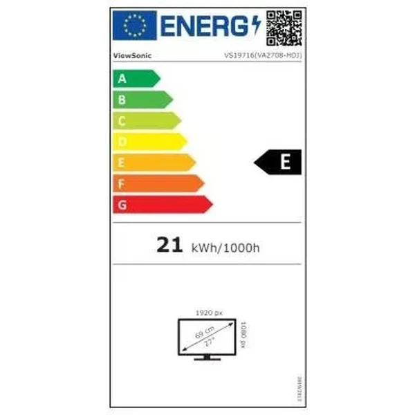 ViewSonic VA2708-HDJ monitor 27" - Monitory - Obrázek T1KB000K01