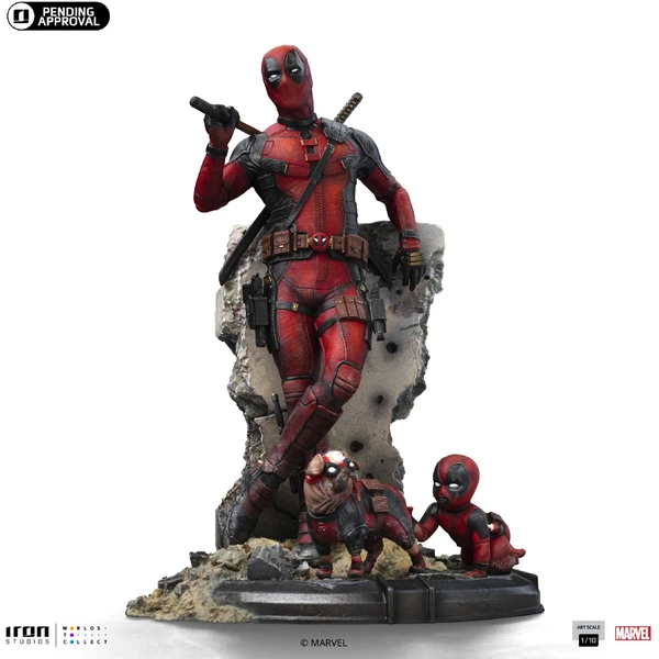 Soška Iron Studios Art Scale 1/10 Deadpool & Wolverine - Deadpool - Sochy a sošky - Obrázek T1M7000J01
