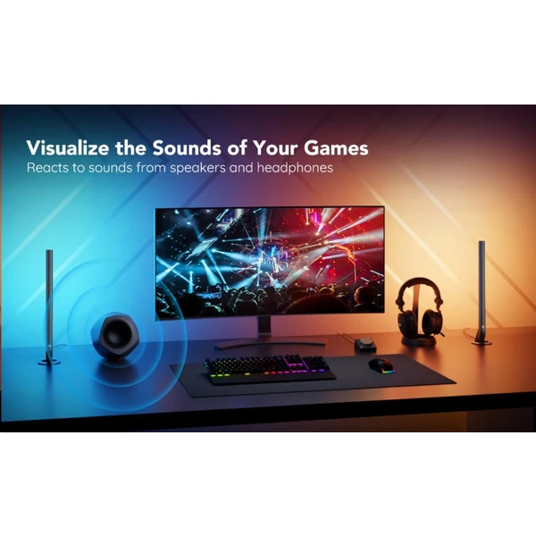 Govee Smart Gaming Light Bars LED Panely + Smart Dual ovladač - Chytrá osvětlení - Obrázek T1S6000L01
