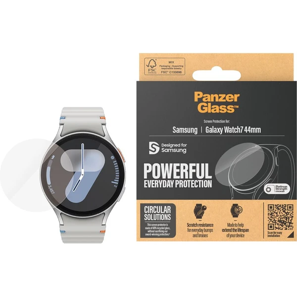 PanzerGlass® Platinum Samsung Galaxy Watch7/Watch8 (44 mm) - Ochranné folie a skla - Obrázek T1VB000P01