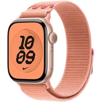 Apple Watch 42/41/40/38mm Alpenglow Pink provlékací sportovní řemínek Nike - Řemínky