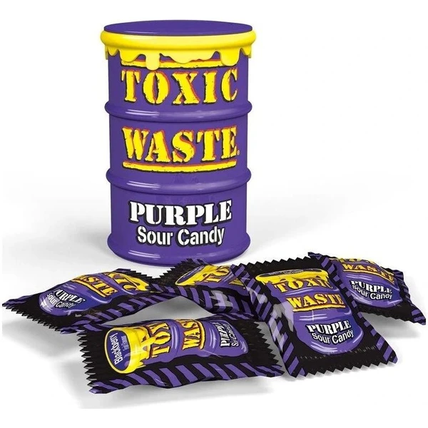 Kyselé bonbony Toxic Waste - Fialový soudek 42g - Cukrovinky - Obrázek T2EG000J01