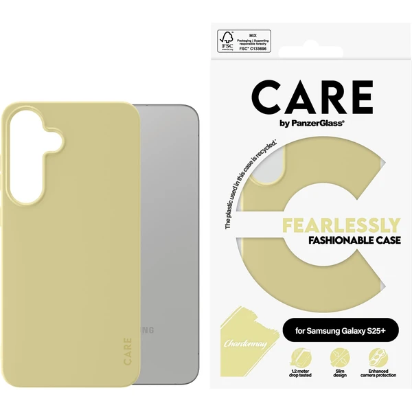 PanzerGlass® CARE kryt Samsung Galaxy S25+ Fearlessly zeleno-žlutý (Chardonnay) - Pouzdra - Obrázek T2FC000J01