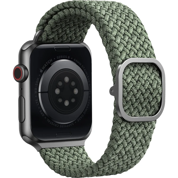 UNIQ Aspen Braided řemínek Apple Watch 42/41/40/38mm zelený - Řemínky - Obrázek T2LP600301