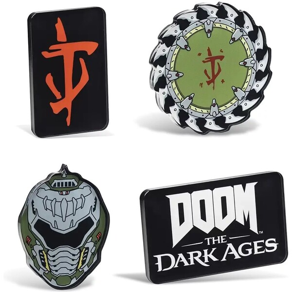 Gaya Entertainment Magnet DOOM - Icons (4 ks) Multicolor