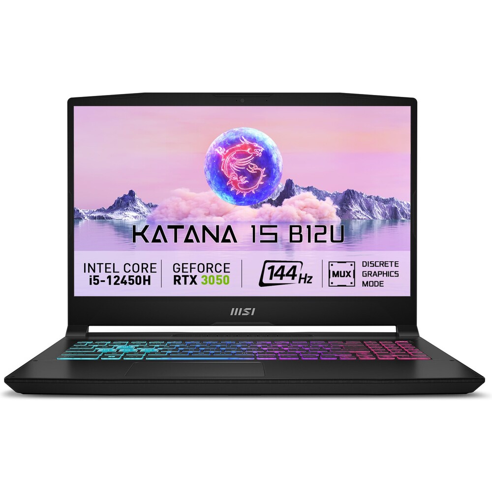 MSI Katana 15 B12UDXK298XCZ notebook černý