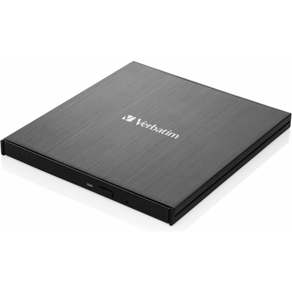 VERBATIM externí mechanika DVD-RW vypalovačka USB-C, černá + NERO Černá