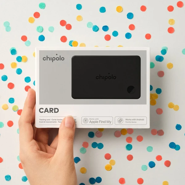 Chipolo CARD Bluetooth lokátor černý - Lokátory - Obrázek T3DJ000K01