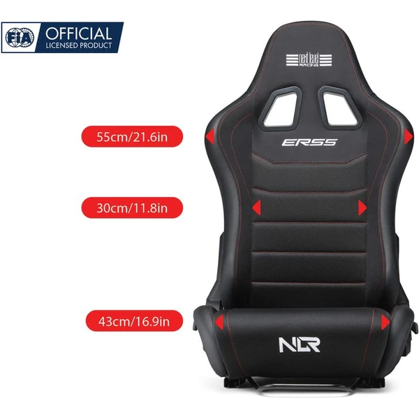 Next Level Racing ELITE ERS5 Reclining Seat Fabric & SIMAERO Mesh Edition herní sedačka - Kokpity - Obrázek T3JK000K01