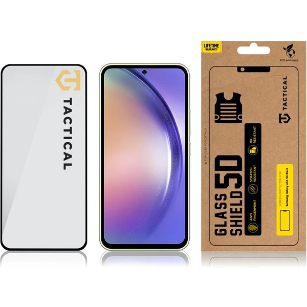 Tactical 5D Glass Shield sklo Samsung Galaxy A54 5G černé - Ochranné folie a skla - Obrázek T3UM100501