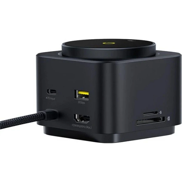 Baseus MagPro 7v1 dokovací stanice černá - Dokovací stanice - Obrázek T40N000K01