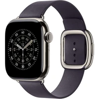 Apple Watch 42/41/40/38mm půlnočně fialový řemínek s moderní přezkou malý - Řemínky