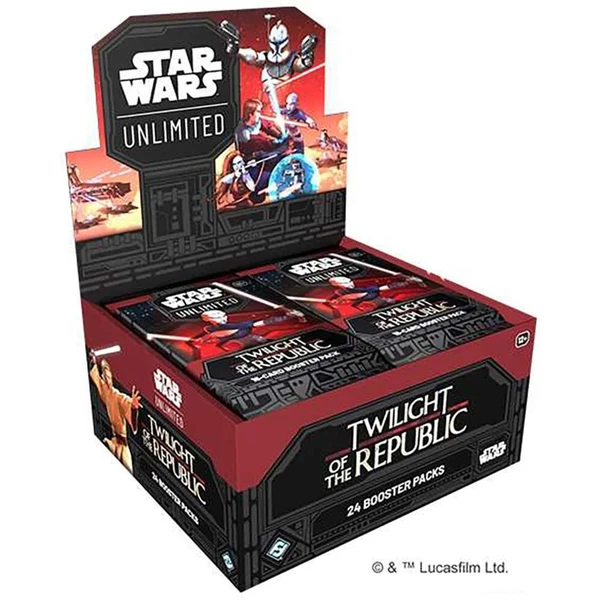 Star Wars: Unlimited - Twilight of the Republic Booster Box (24 boosterů) - Star Wars TCG - Hlavní obrázek