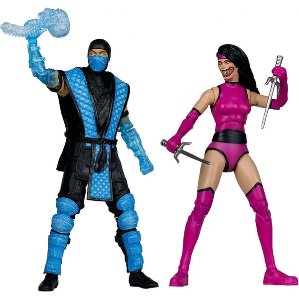 Set dvou figurek McFarlane Toys Mortal Kombat Klassics - Sub-Zero vs Mileena 18 cm - Figurky - Obrázek T56N000K01