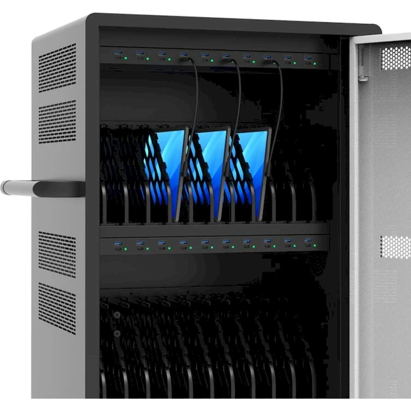 Port Naotic Charging Cabinet 30 nabíjecí skříň s kolečky pro 30 zařízení - Nabíječky - Obrázek T58F000J01
