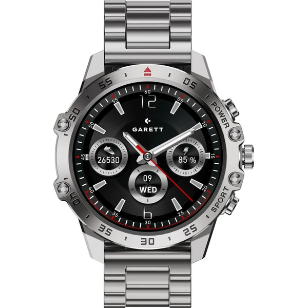 Garett Smartwatch V14 stříbrné - Chytré hodinky - Obrázek T5GE000O01