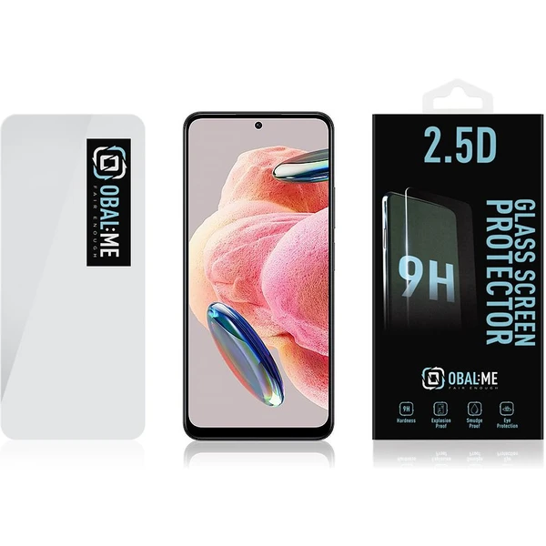 Obal:Me 2.5D tvrzené sklo Xiaomi Redmi Note 12 4G/5G čiré - Ochranné folie a skla - Obrázek T5K6000701