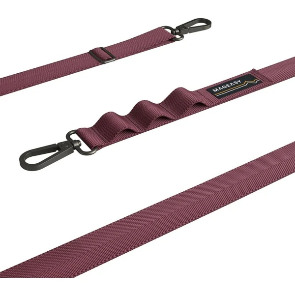 MagEasy Strap Lanyard 20mm univerzální popruh Burgundy - Popruhy - Obrázek T5Y4000N01