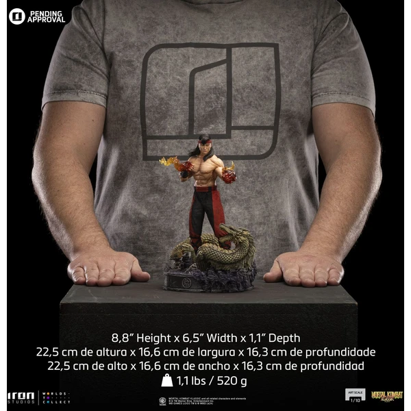 Soška Iron Studios Art Scale 1/10 Mortal Kombat - Liu Kang - Sochy a sošky - Obrázek T5YA000L01