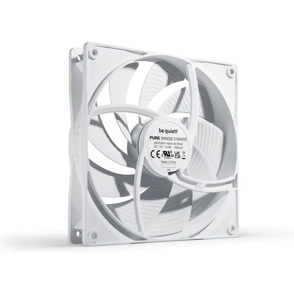 Be quiet! Pure Wings 3 140mm PWM high-speed bílý - Ventilátory pro PC - Obrázek T63B000L01