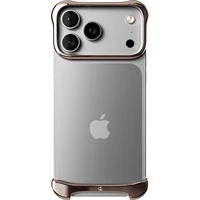 Arc Pulse Aluminium ochranný hliníkový rám iPhone 17 Pro růžový bronz - Pouzdra